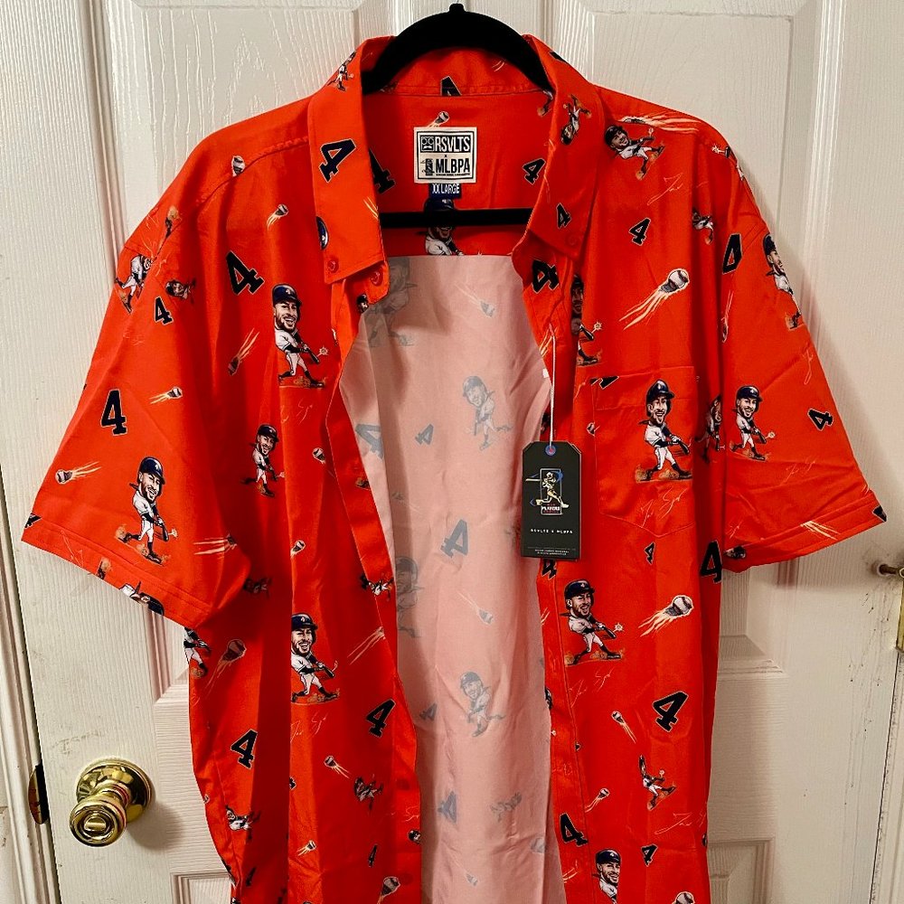 RSVLTS x MLBPA Springer Button Up XXL NWT